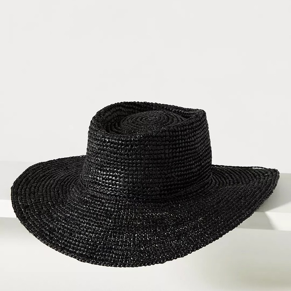 San Diego Hat Co. Crochet Raffia Boater - Picture 2 of 4